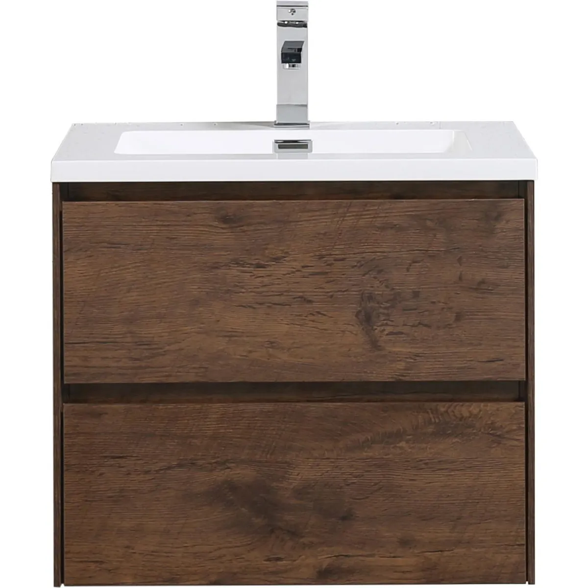 SENSI DACQUA - Kit mueble vanitorio 60 cm chocolate