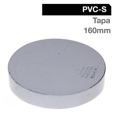 Tapa PVC-S Bco Cementar 160mm Blanco 1u