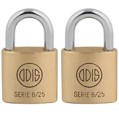 ODIS - Candado modelo B25 Set 1x2