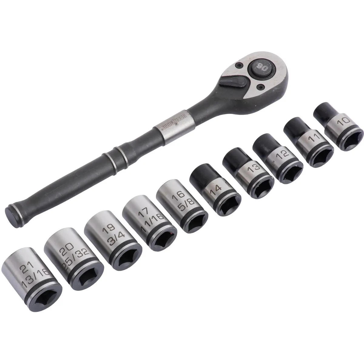 UBERMANN - Set dados mando 1/2" 11 piezas