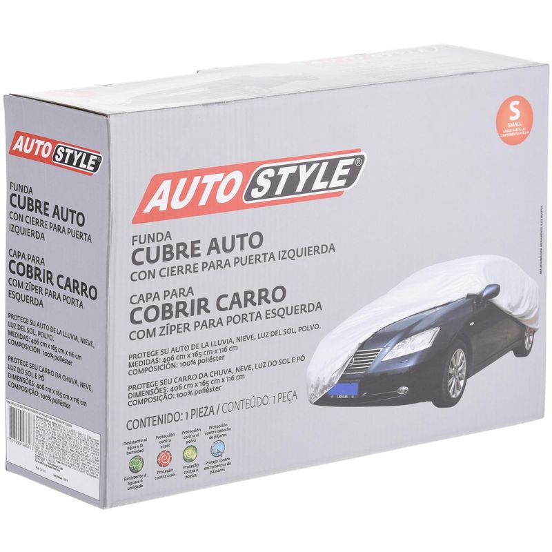 AUTOSTYLE - Funda para auto talla S 400x165x116 cm