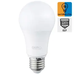 DAIRU - Ampolleta Led 9 W E27 806 lm Luz Cálida