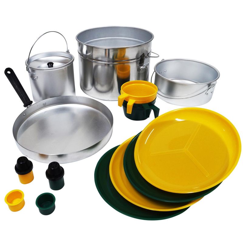 NAUTIKA - Conjunto de Ollas para Camping Metal 15 Pieza(s)