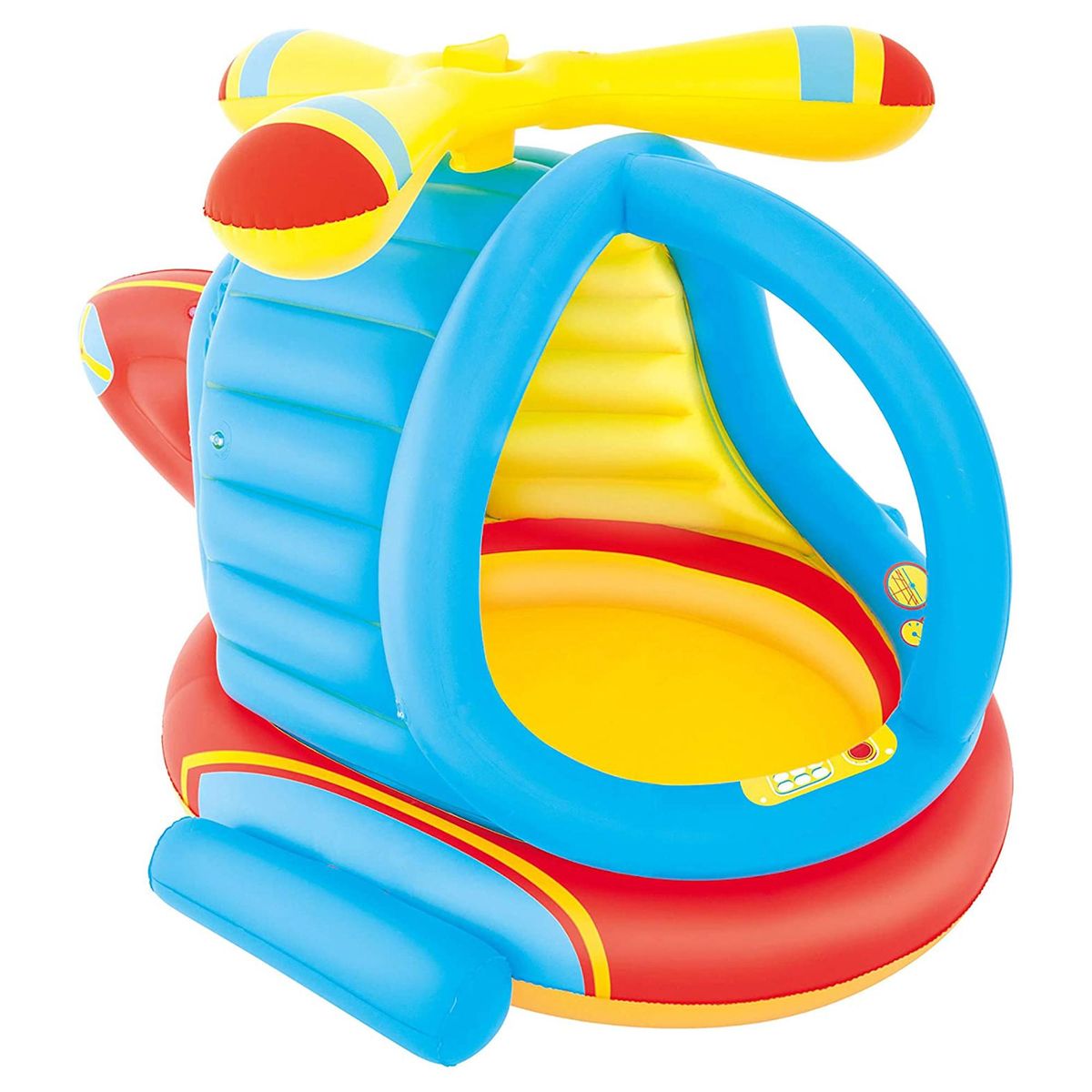BESTWAY - Helicóptero Inflable Ball Pit 2 Multicolor 127x89x140 cm