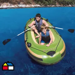 BESTWAY - Bote Inflable Voyager 300 2 Persona(s) 243x102 cm Verde