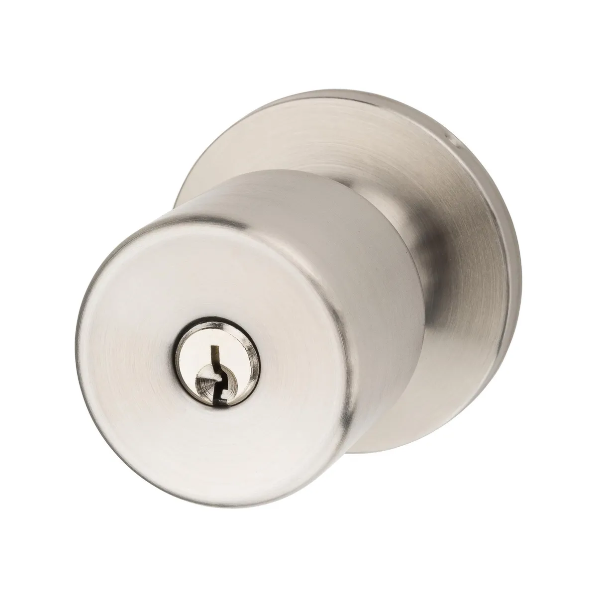 FIXSER - Cerradura de pomo dormitorio acero inoxidable