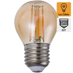 DAIRU - Ampolleta Led Filamentos 4 W E27 360 lm Luz Cálida