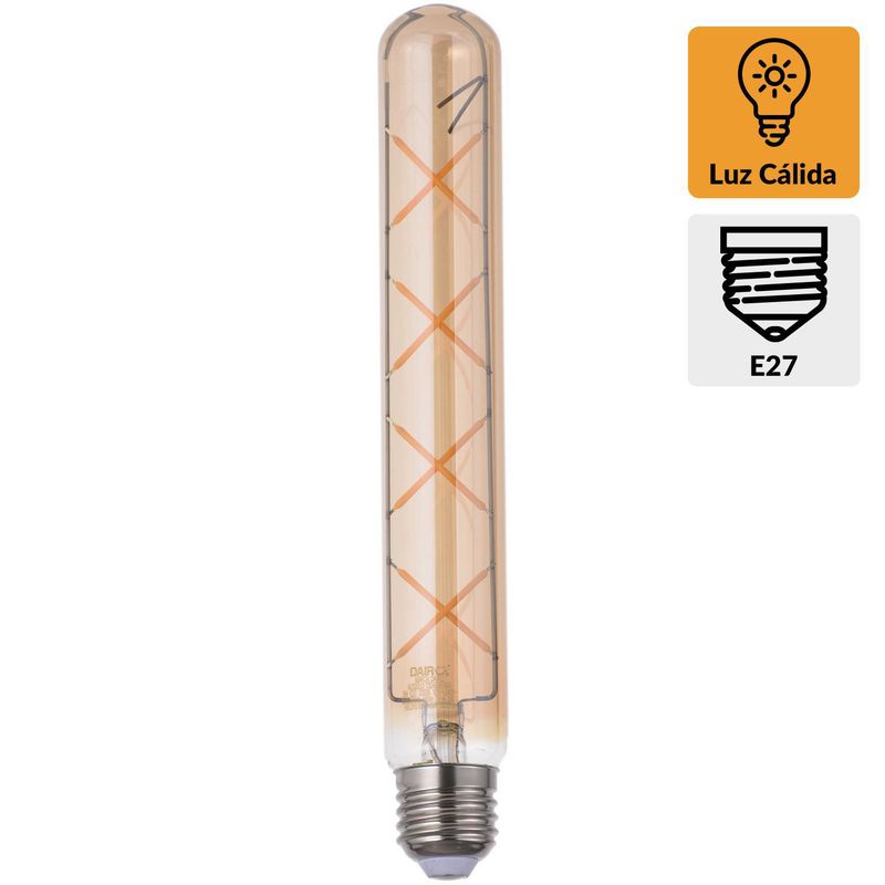 DAIRU - Ampolleta Led Filamentos 5 W E27 460 lm Luz Cálida