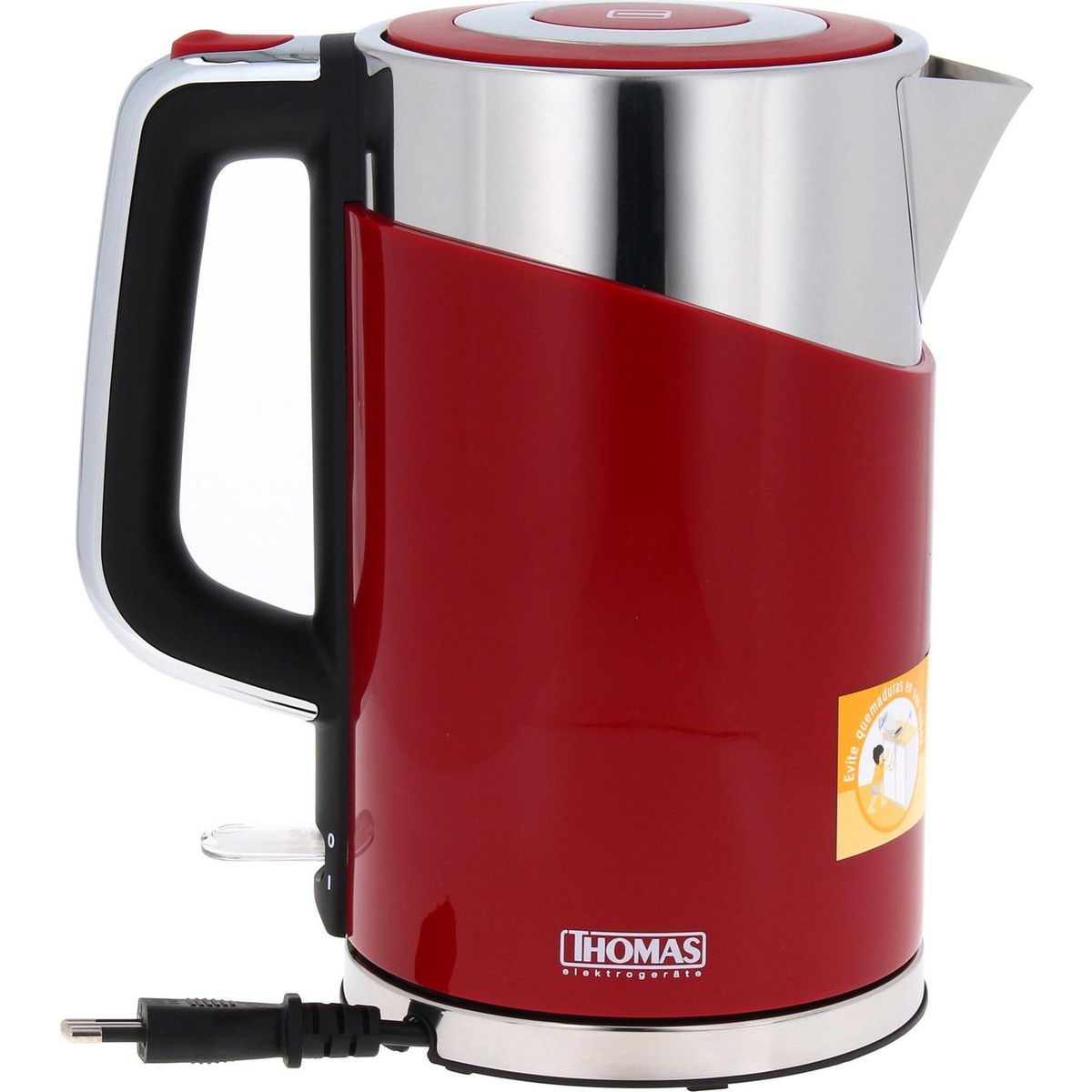 THOMAS - Hervidor eléctrico 1,7 litros rojo