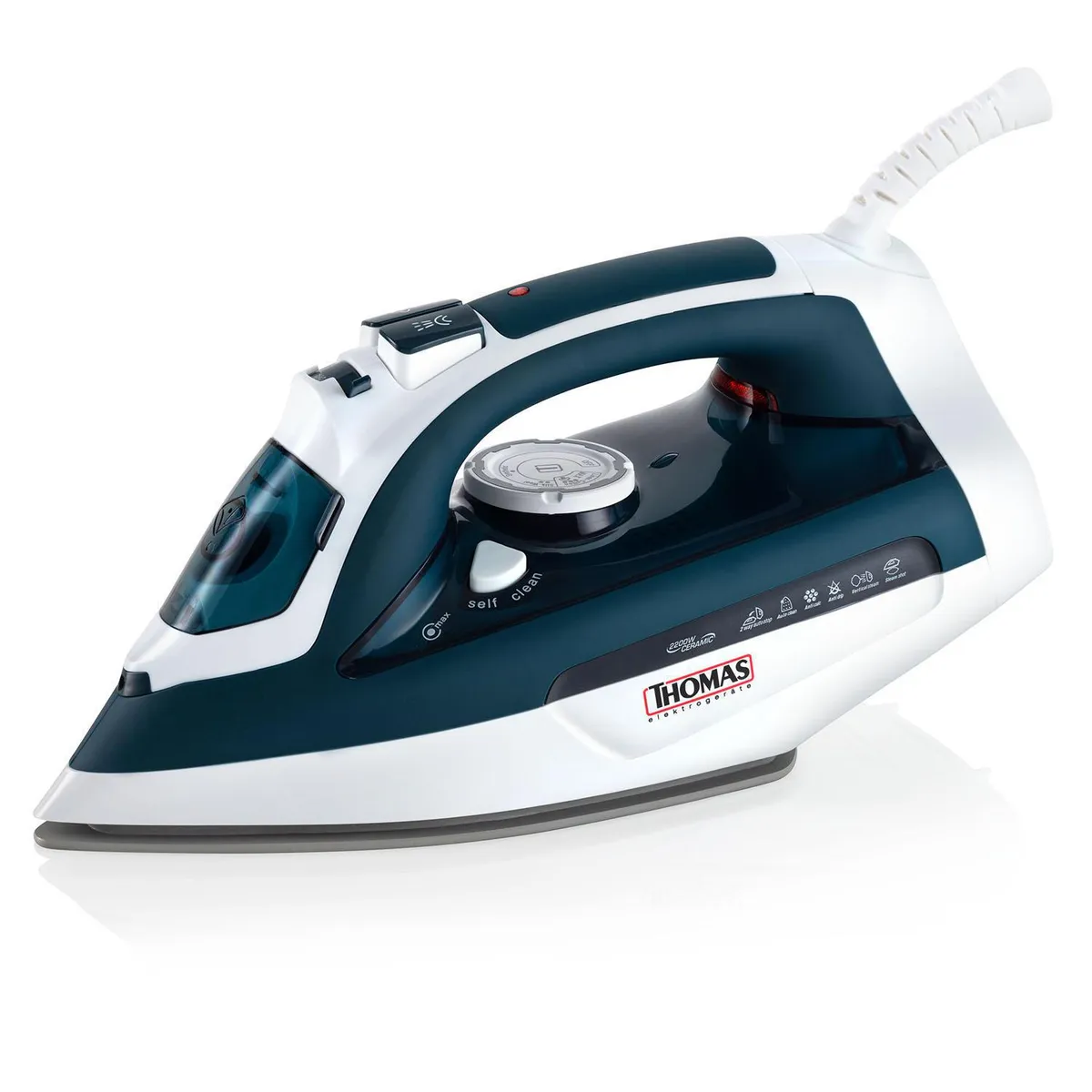 THOMAS - Plancha a vapor 2200 W blanco/azul