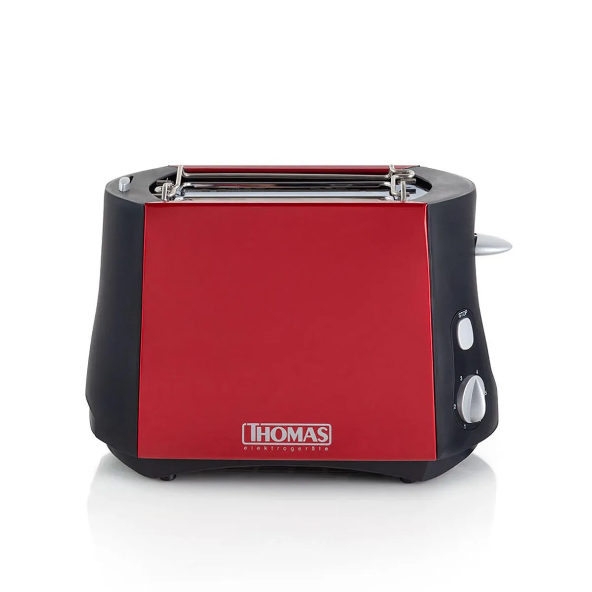 THOMAS - Tostadora 2 rebanadas 800 W rojo