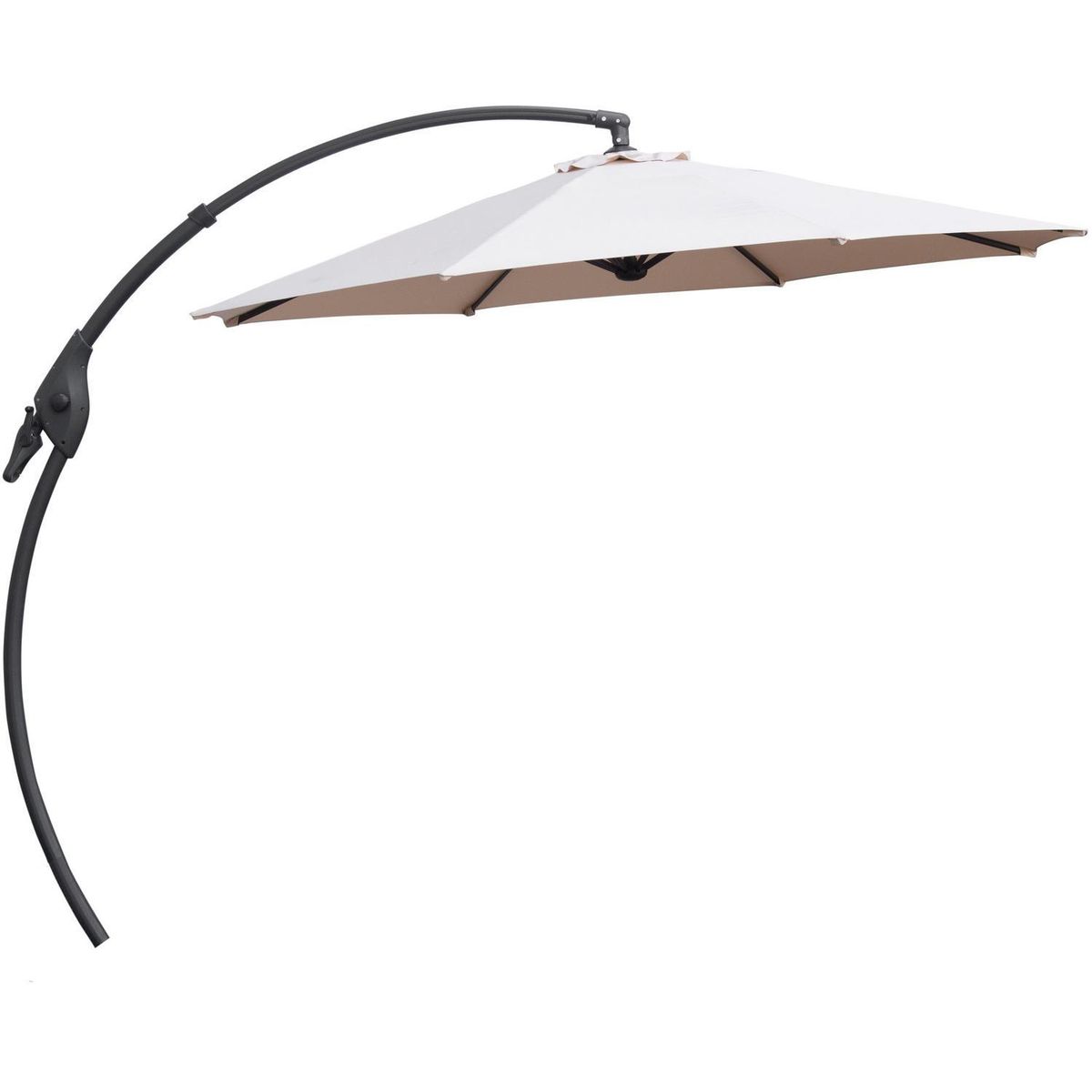 JUST HOME COLLECTION - Quitasol Lateral Metal 3x2.65 metros Natural