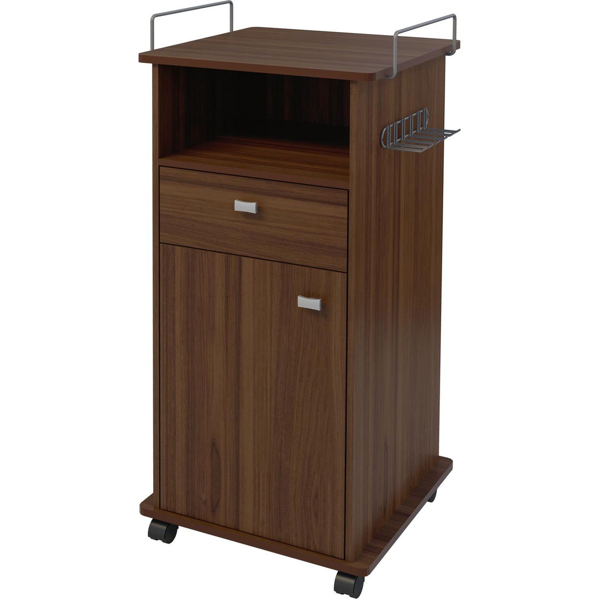 HOME GREEN - Carro Multifuncional Rectangular MDF 51.5x105.5x45 cm MADERA