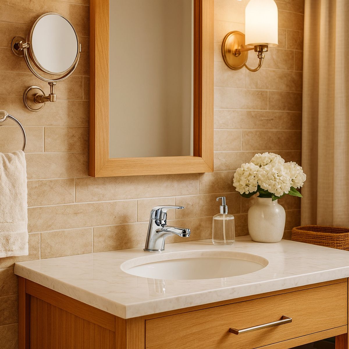 TEBISA - Monomando para Lavamanos Hermes Cromado