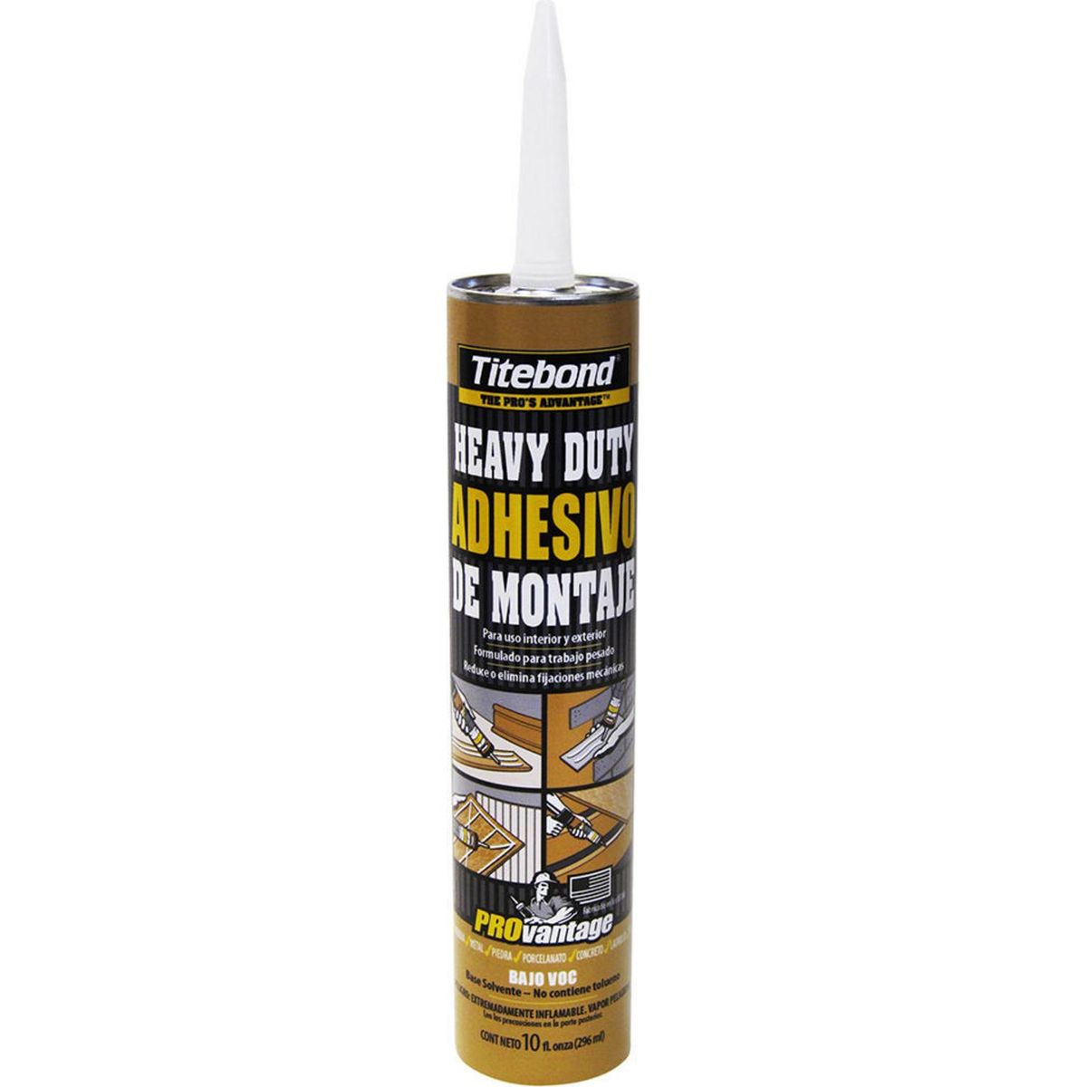 TITEBOND - Adhesivo de Montaje Multipropósito Pro Advantage Heavy Duty 300 ml