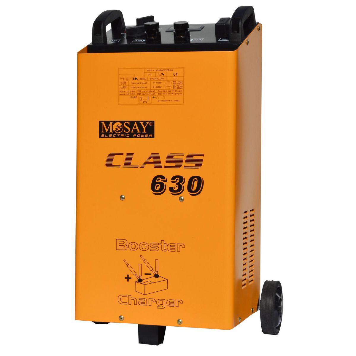 MOSAY - Cargador de batería 12/24V 600 A