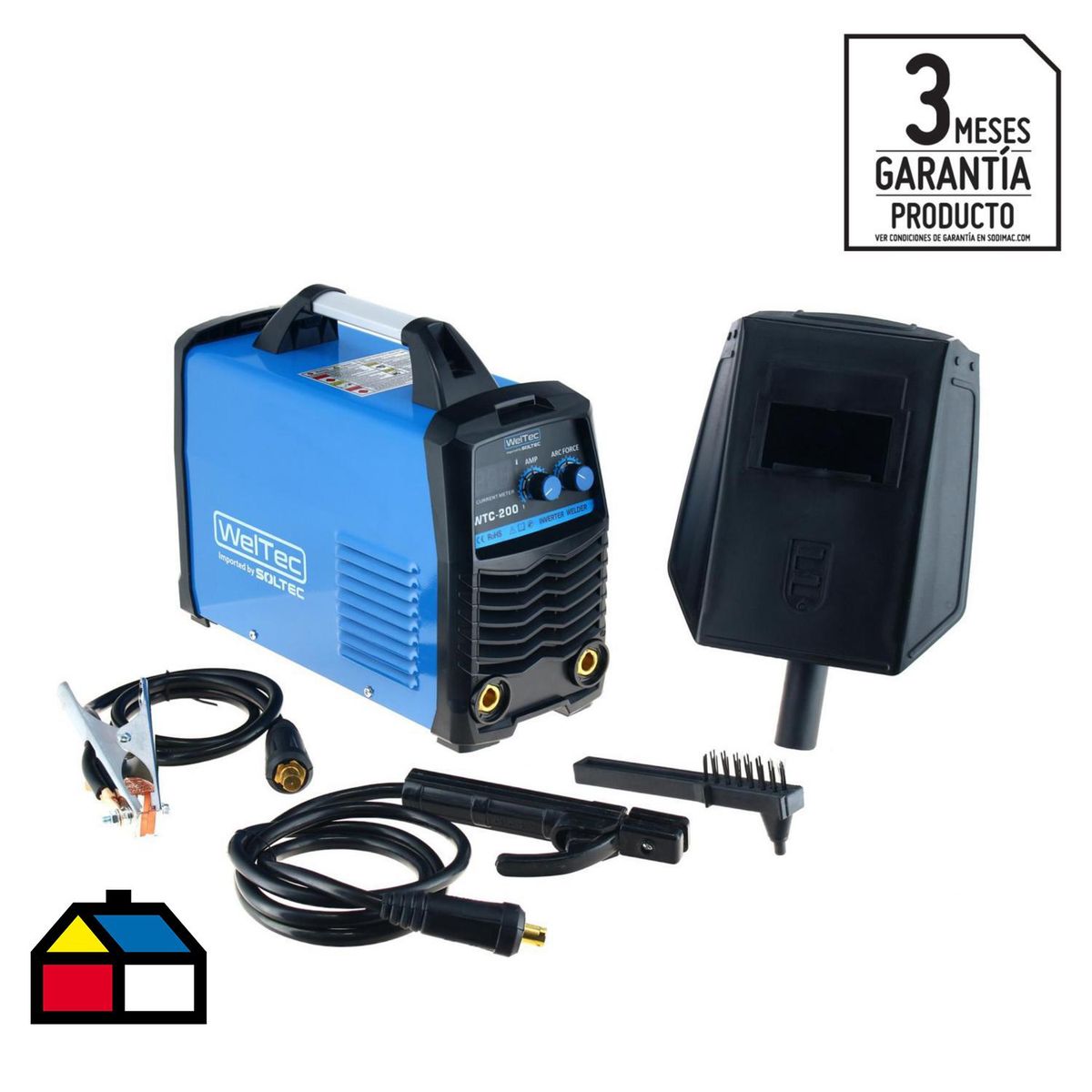 SOLTEC - Soldadora arco manual y TIG 200 A