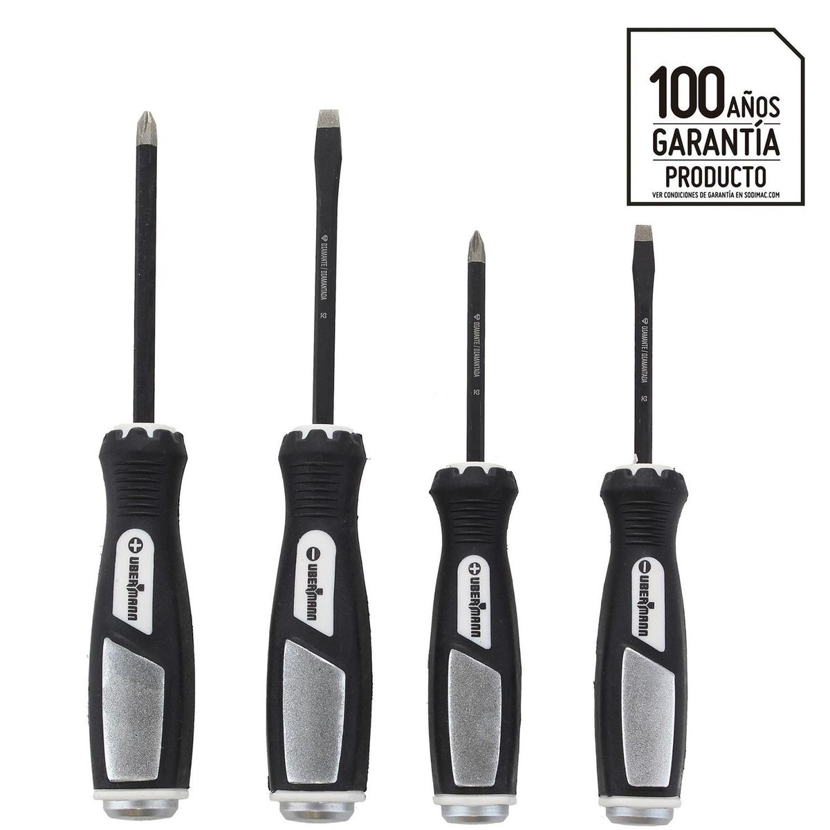 UBERMANN - Set de atornillar de 4 piezas