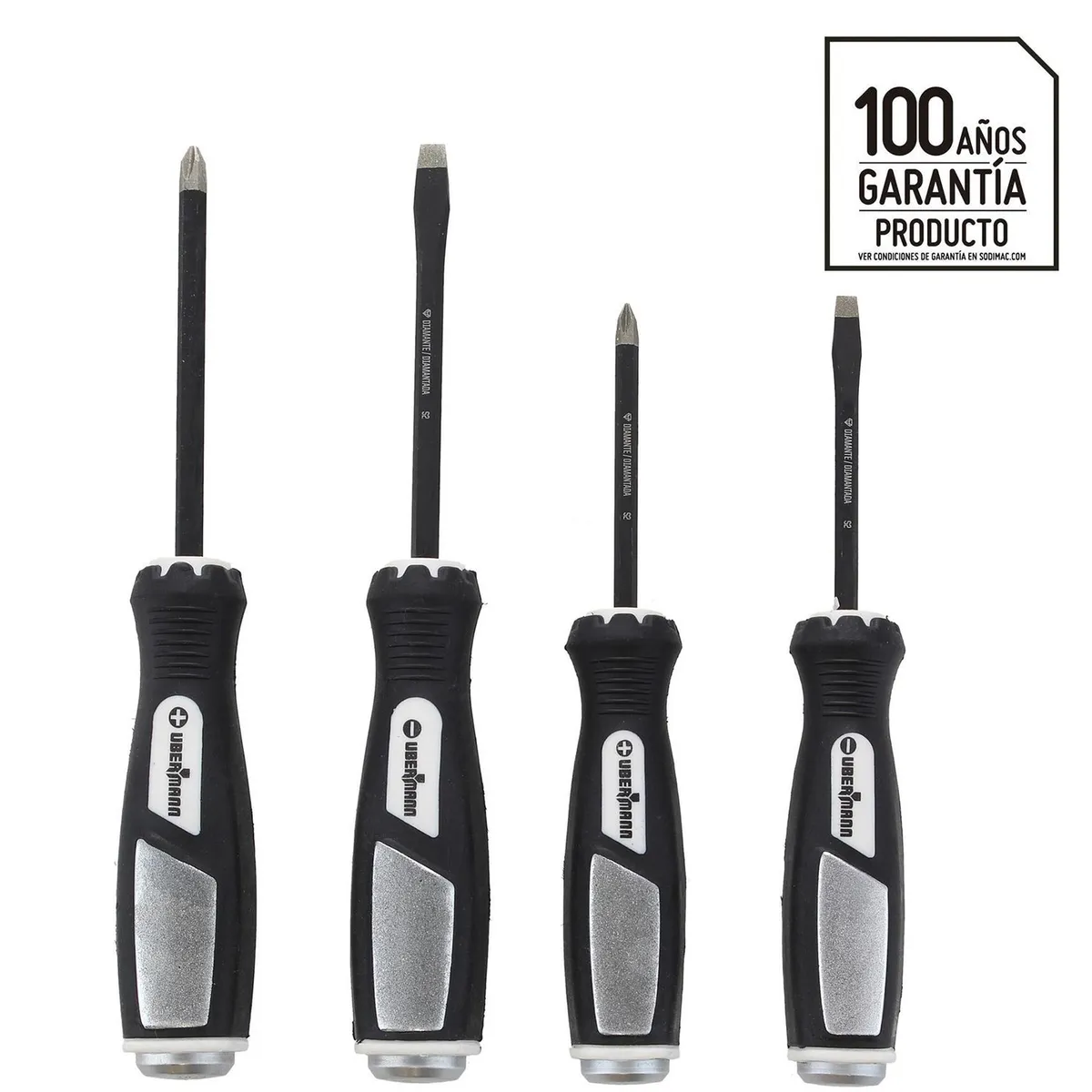 UBERMANN - Set de atornillar de 4 piezas