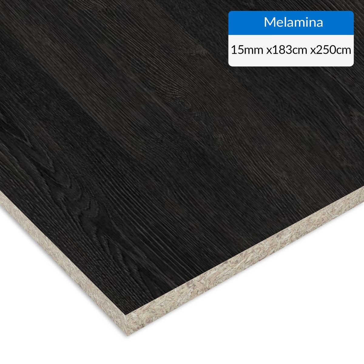 VESTO - Melamina Madera Gris 15 mm 183x250 cm