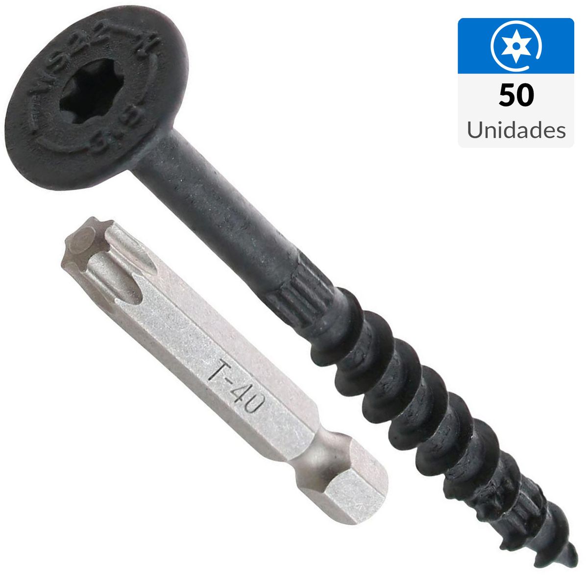 SIMPSON STRONG - Tornillo Tirafondo Madera 3.5 " 10 mm 50 unidad(es)