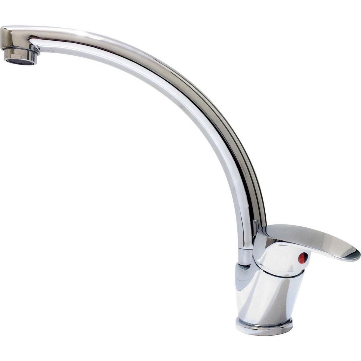 TEBISA - Monomando para Lavaplatos Caño Fundido Cromado