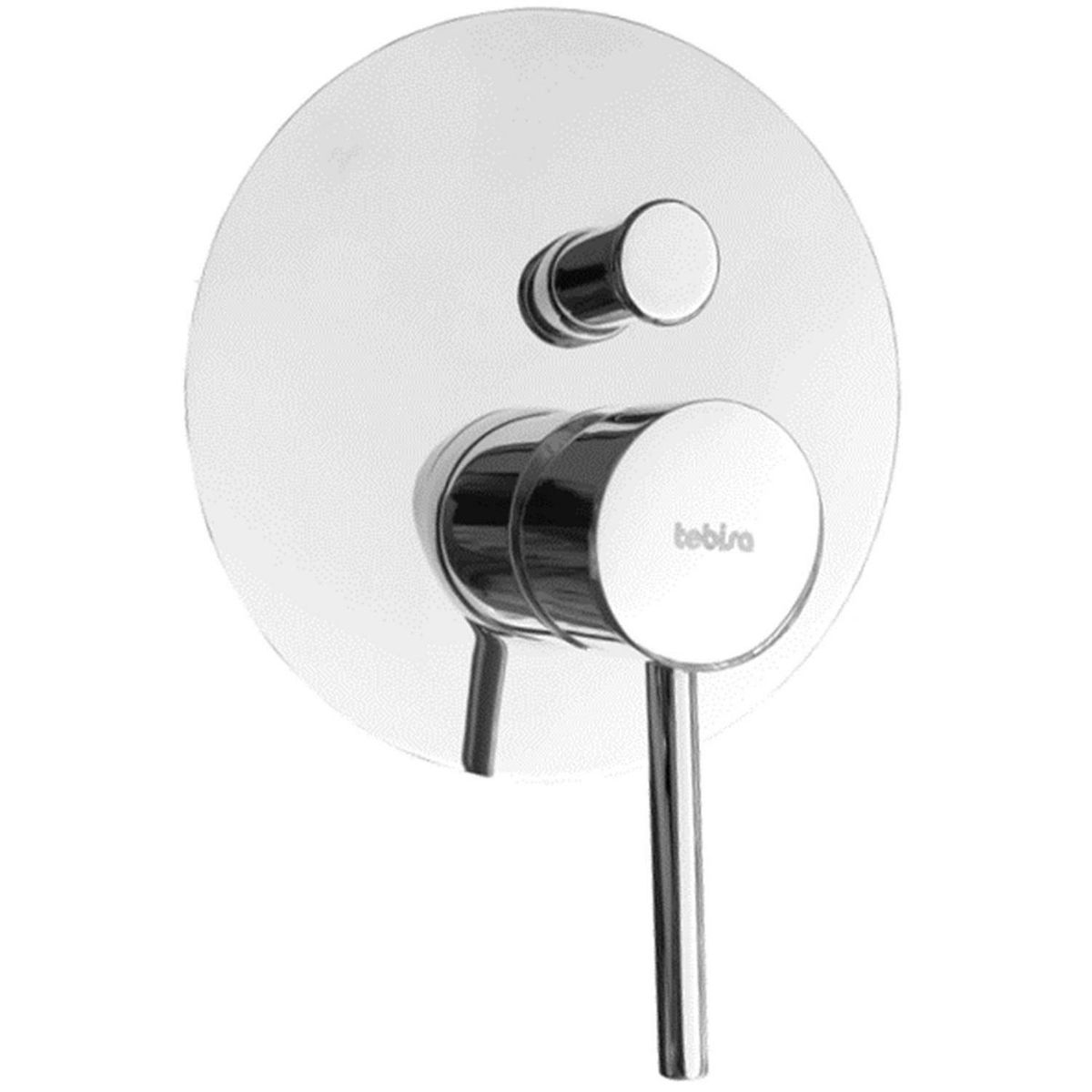 TEBISA - Monomando Ducha Empotrado  Cromado