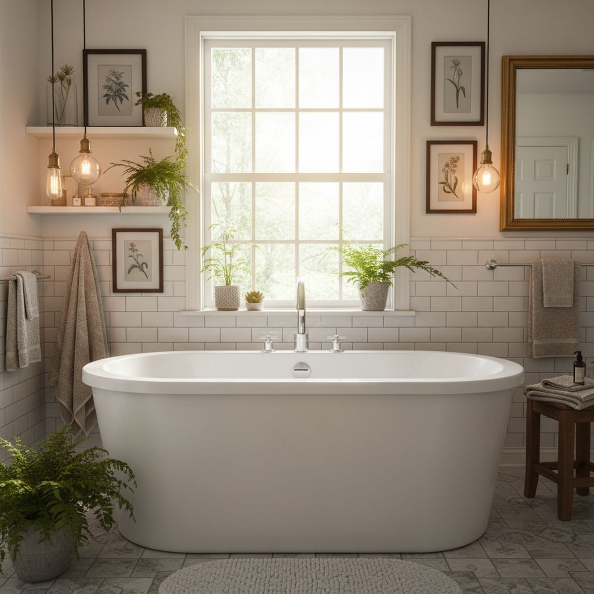 TEBISA - Combinación Tina Hidromasaje Ente Cromado