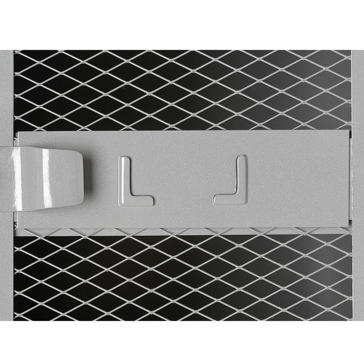 MOVILOCKERS - Locker Puerta Malla 4 Cuerpos 8 Puerta(s) 110x170x50 cm Gris