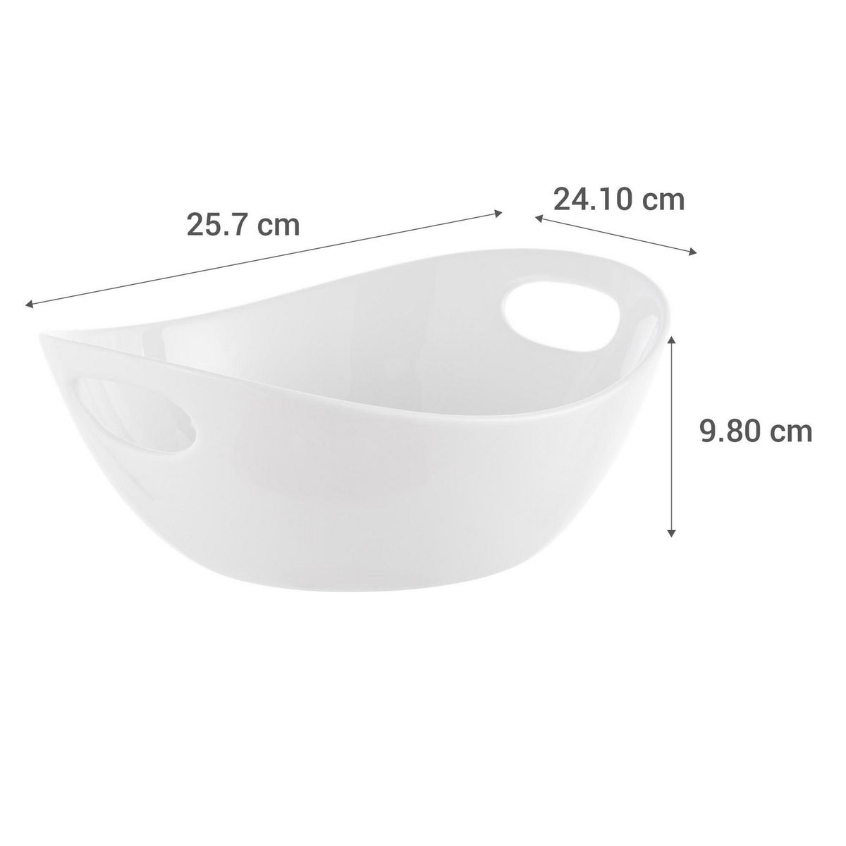 JUST HOME COLLECTION - Fuente Blanca Just Home Collection 1 Litro con Tapa