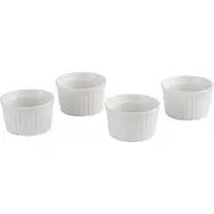 JUST HOME COLLECTION - Set 4 Bowls Texturado Blanco