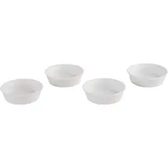 JUST HOME COLLECTION - Set 4 pocillos redondos 9 cm blancos