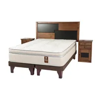 Cama Europea Máximo Cobre King + Muebles