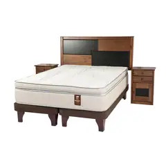 FLEX - Cama Europea Máximo Cobre King + muebles