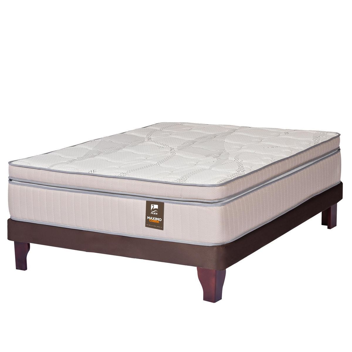 FLEX - Cama 2 plazas Europea Máximo Cobre Cobre