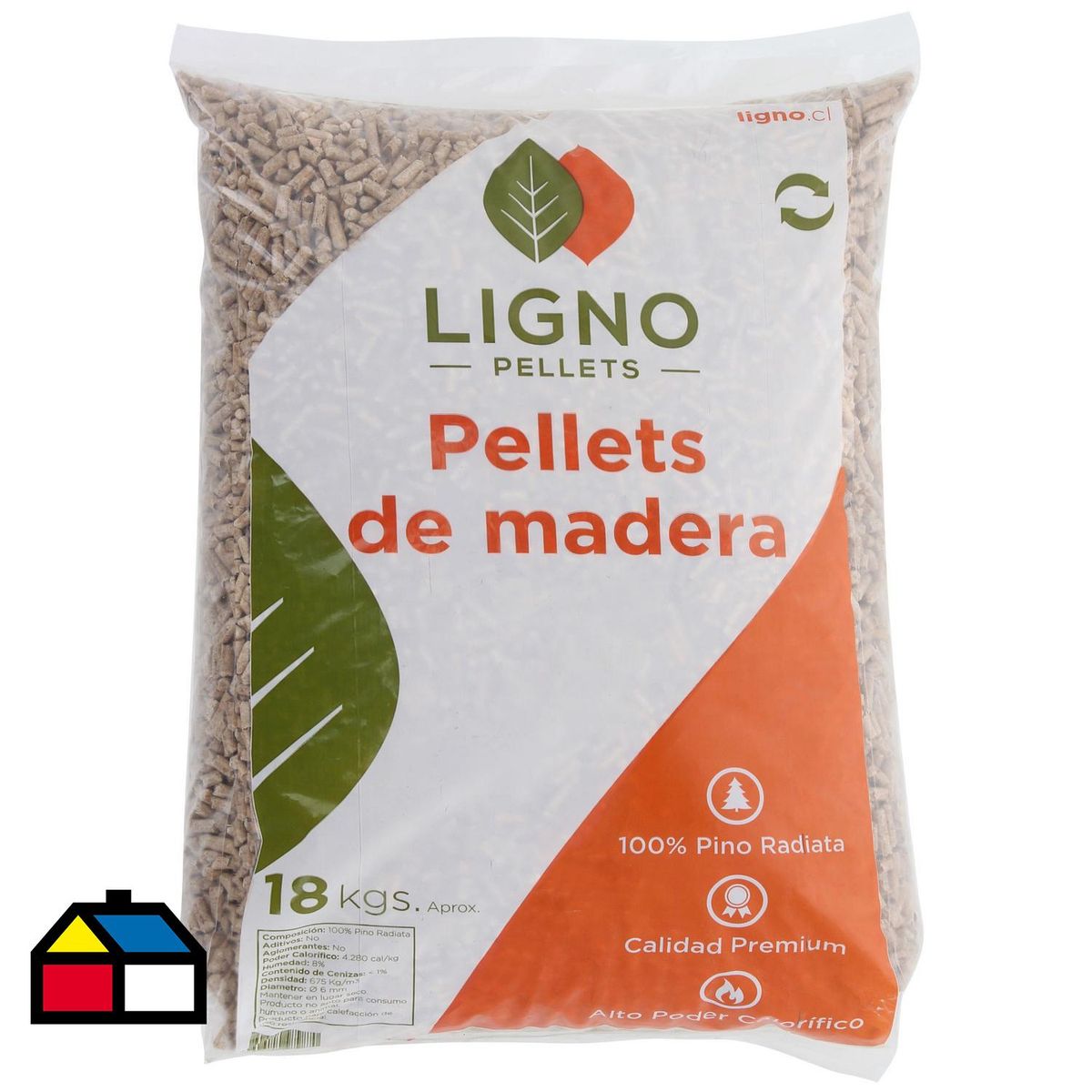 LIGNO - Saco de pellet 18 k Maule