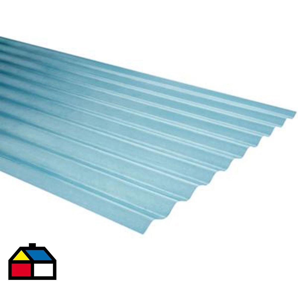 MASTERFIBRA - Plancha Fibra de vidrio  0.5 mm 85x300 cm Natural