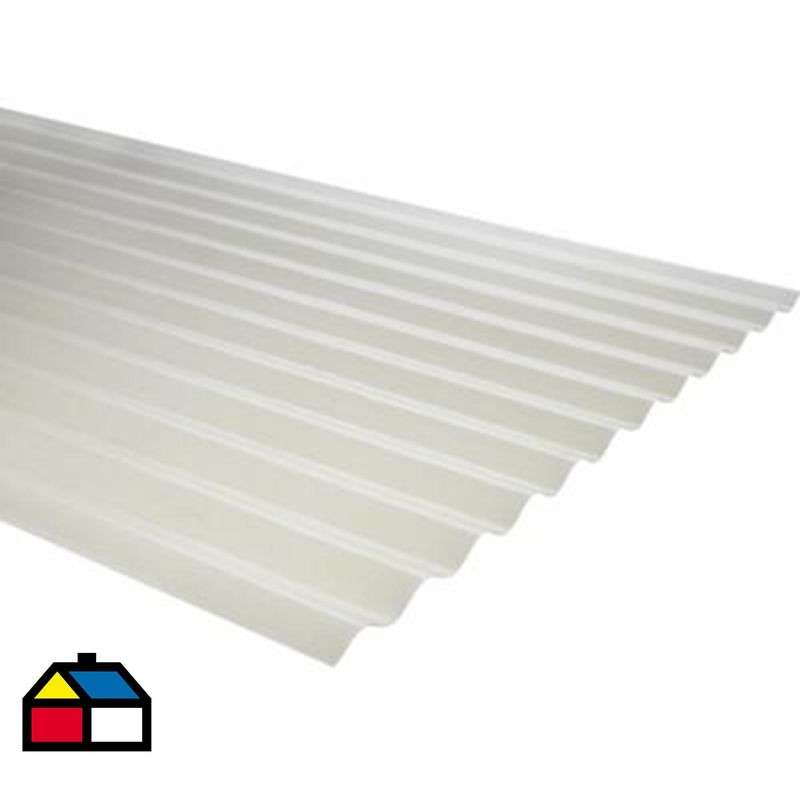 MASTERFIBRA - Plancha Fibra de vidrio  0.7 mm 85x300 cm Luz Difusora