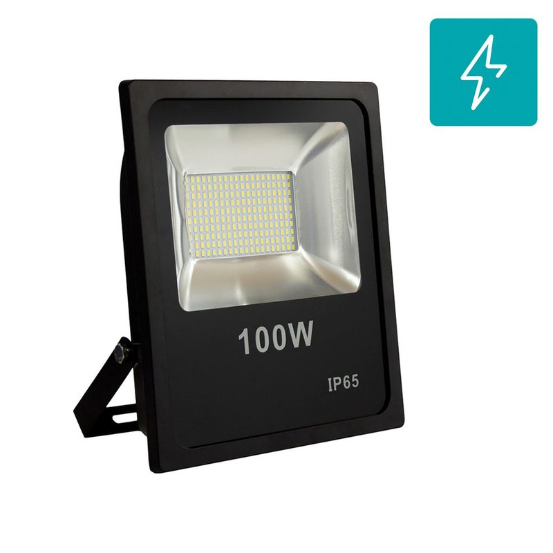 HB LEDS - Foco proyector de área Led SMD SEC 100 W frío