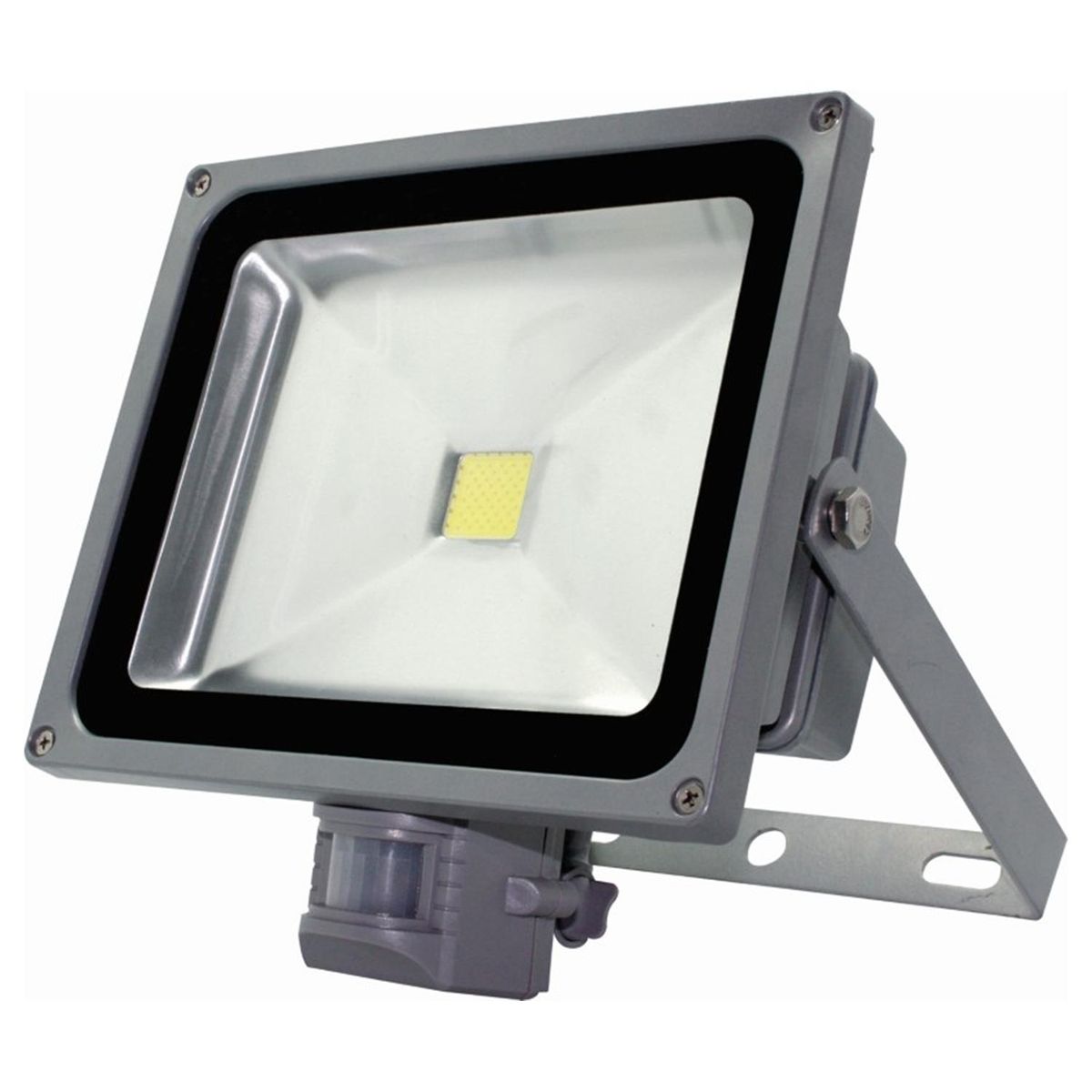 HB LEDS - Foco Proyector Led de Área con Sensor 50 W IP 44 4800 lm Luz Fría