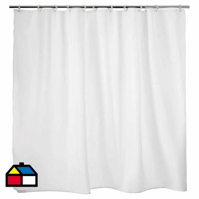Forro para cortina de Bao peva 180x180 cm blanco