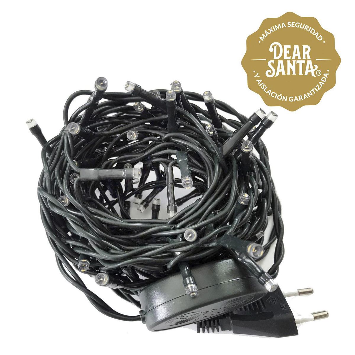 DEAR SANTA - Juego 100 luces led blanco cálido