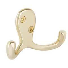 LIOI - Gancho Percha Doble Zinc Dorado