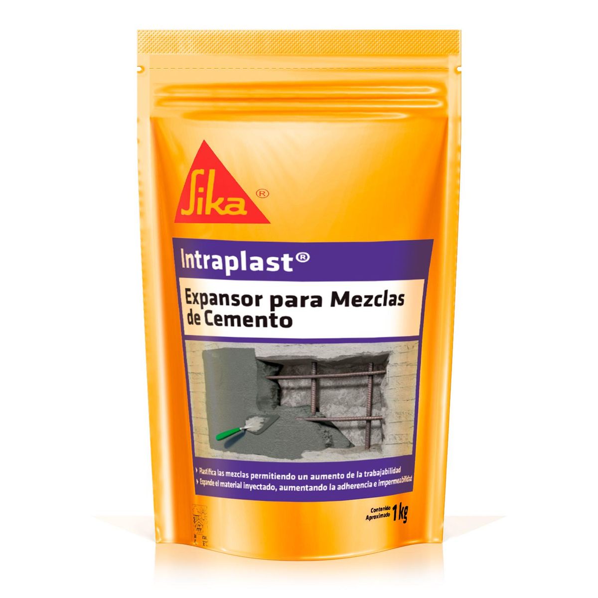 SIKA - Expansor Intraplast para Mezclas de Cemento Bolsa 1 Kg