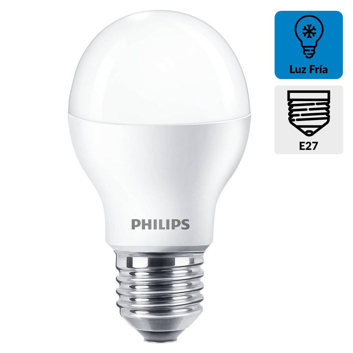 PHILIPS - Ampolleta Led Bulb Essential 9 W E27 420 lm Luz Fría