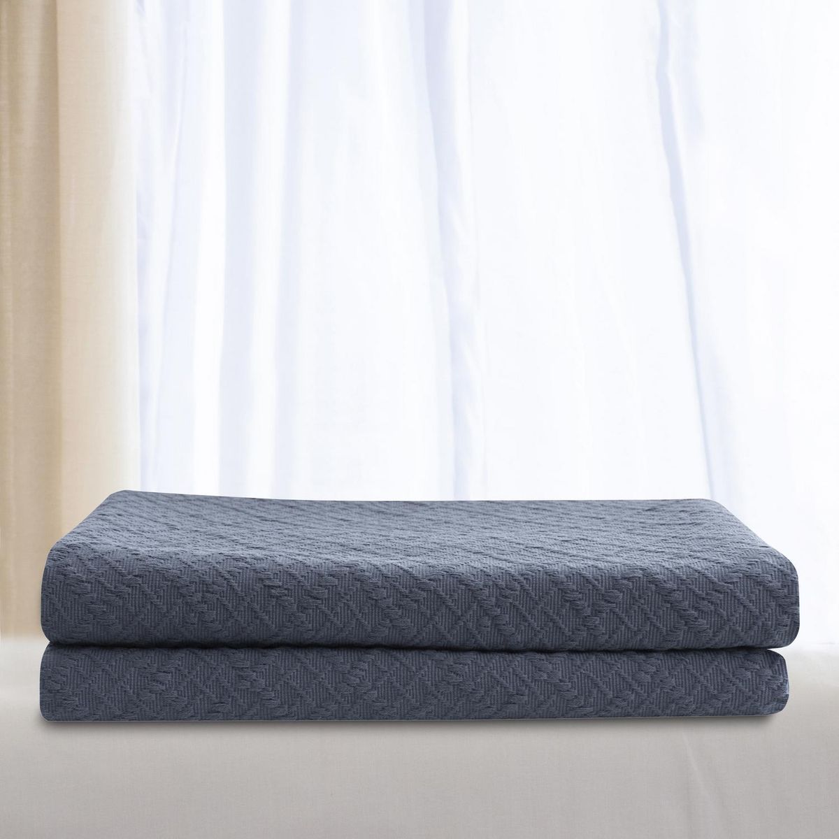 LOURDES - Colcha 1.5 plazas Strada Azul 