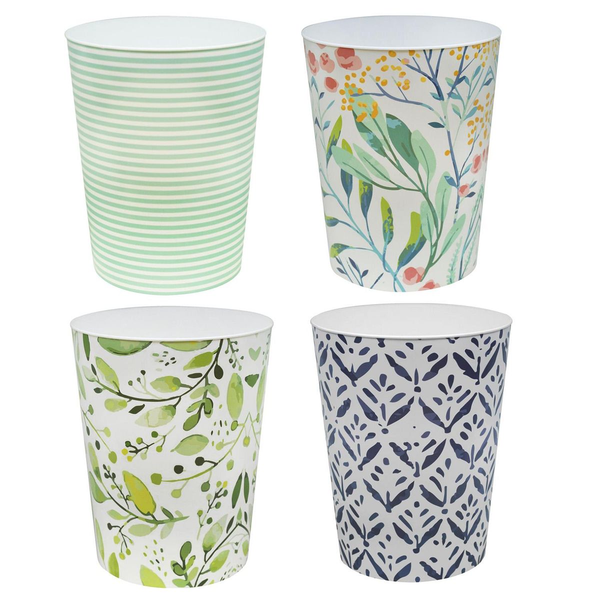 DECO EXPRESS - Papelero 6 Litros Plástico Multicolor