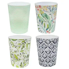 DECO EXPRESS - Papelero 6 Litros Plástico Multicolor