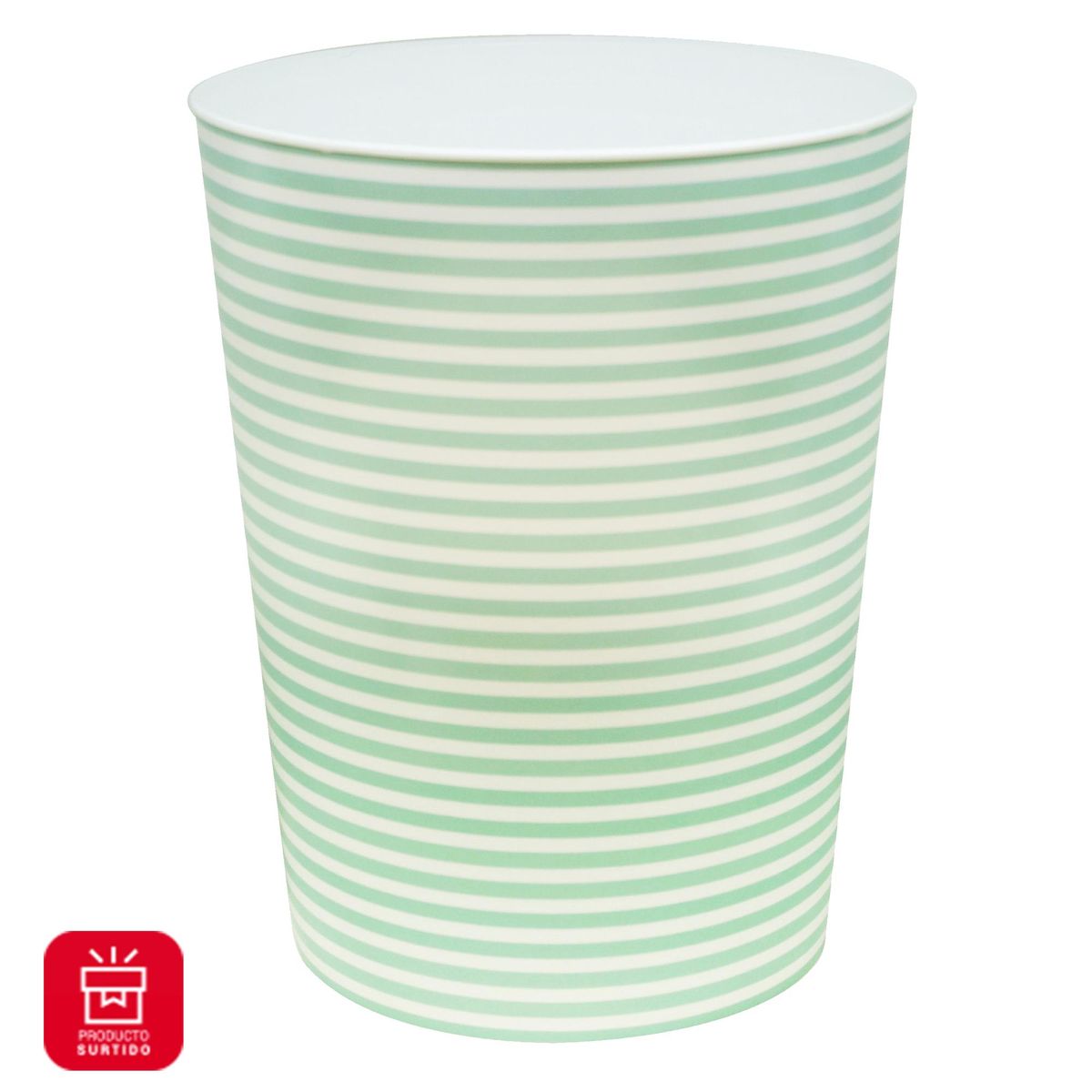 DECO EXPRESS - Papelero 6 Litros Plástico Multicolor