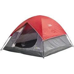 NATIONAL GEOGRAPHIC - Carpa Camping Newport 6 Personas Roja/Gris